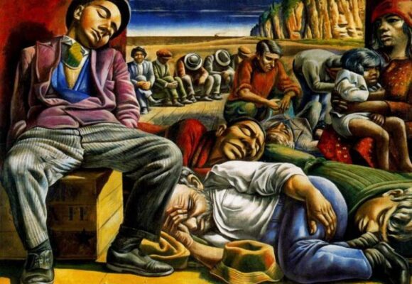 antonio-berni-desocupados-1934 Antonio Berni pintar el Pueblo